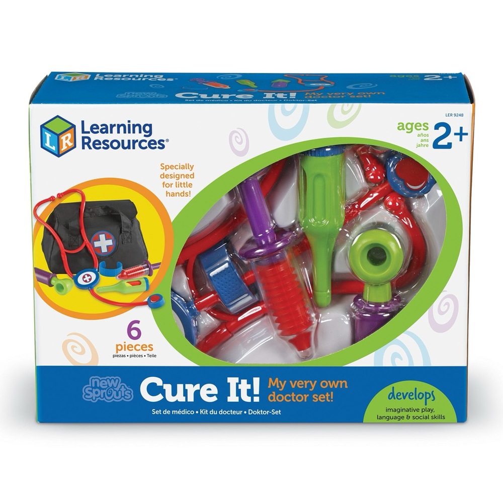 New Sprouts Cure It! My Very Own Doctor Set! By Learning Resources 6pc